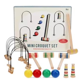 Mini croquet set
