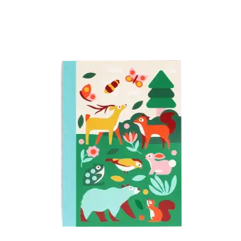 A6 notebook - Woodland