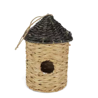 Rattan birdhouse - Black
