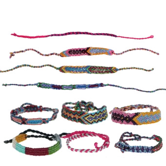Handmade Mayan bracelets - Assorted single