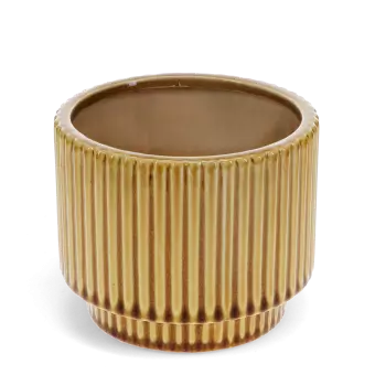 Ridged planter - Mustard