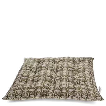 Seat pad cushion (37x37cm) - Brown lily