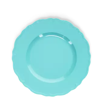 Melamine plate (20cm) - Pale blue