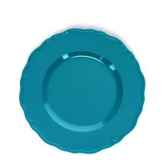 Melamine plate (20cm) - Petrol blue