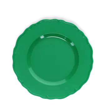 Melamine plate (20cm) - Bright green