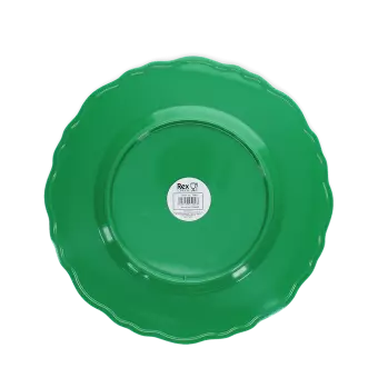 Melamine plate (20cm) - Bright green