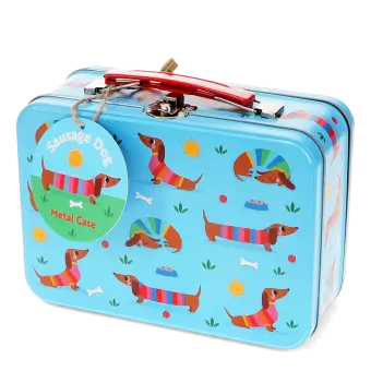 Tin case - Sausage Dog