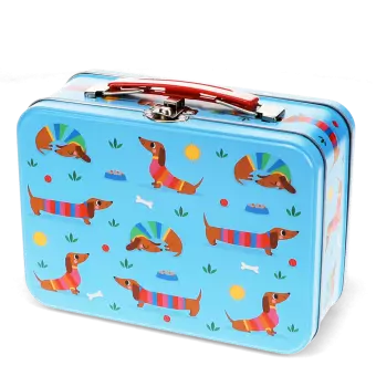 Tin case - Sausage Dog