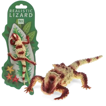 Realistic horned lizard toy