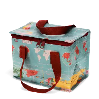 World Map Design Lunch Bag