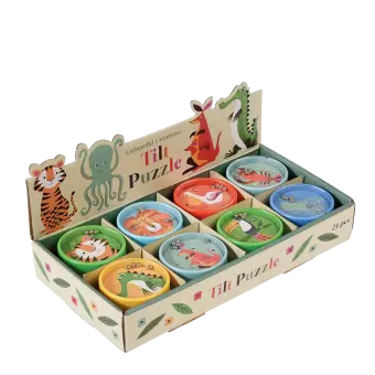 Tilt puzzle - Colourful Creatures (assorted - SINGLE)