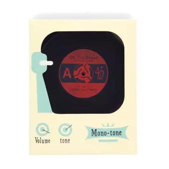 Silicone coasters (set of 6) - Vinyl record 