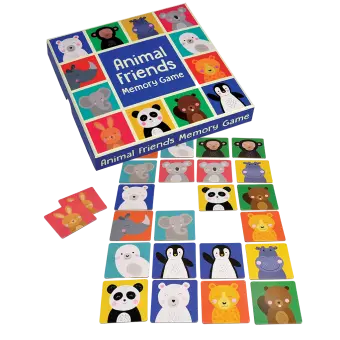 Memory cards (12 pairs) - Animal Friends