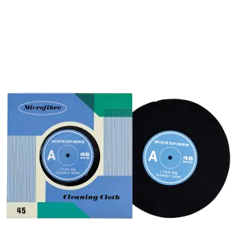 Record microfibre cloth - I can see clearly now