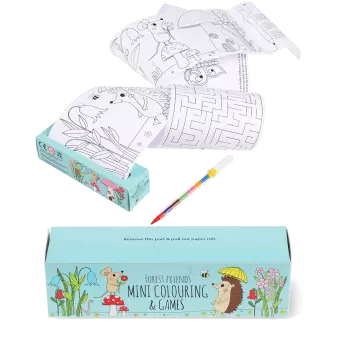 Mini colouring and games - Forest Friends