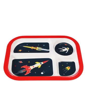 Melamine food tray - Space Age