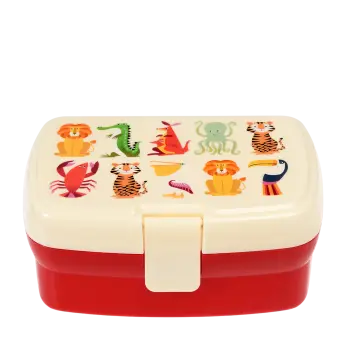 Lunch box with tray - Colourful Creatures