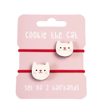 Hair ties (set of 2) - Cookie the Cat
