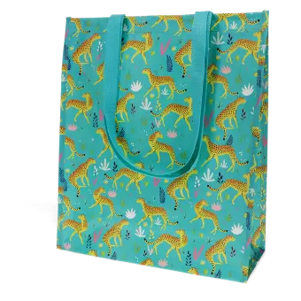 Recycled shopping bag - Cheetah