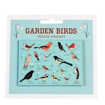 Fridge magnet - Garden Birds