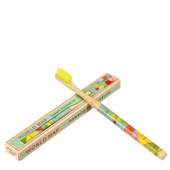 Bamboo toothbrush - World Map