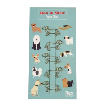 Dog paper clips (set of 5) - Best in Show