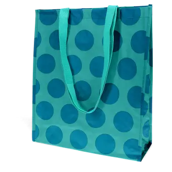 Shopping bag - Spotlight blue on turquoise