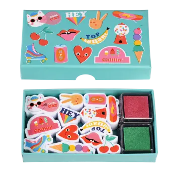 Set of mini stamps - Top Banana