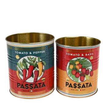 Storage tins (set of 2) - PASSATA