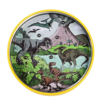 Prehistoric Land Dinosaur Tin Tilt Puzzle