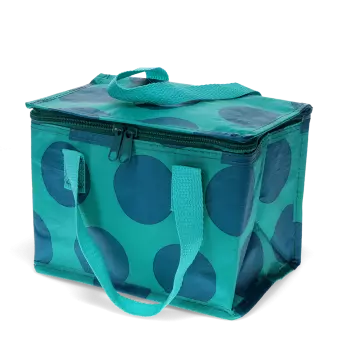 Blue On Turquoise Spotlight Lunch Bag