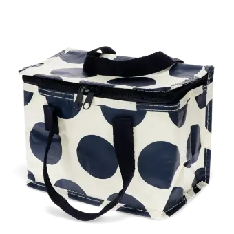 Insulated lunch bag - Spotlight navy on white