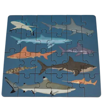 Mini jigsaw puzzle - Sharks