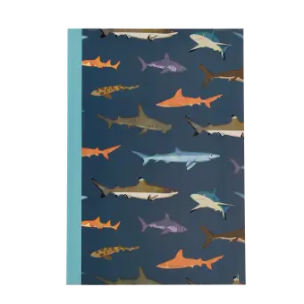 A5 notebook - Sharks