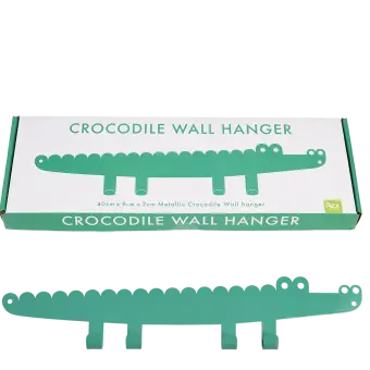 Metal wall hanger - Crocodile