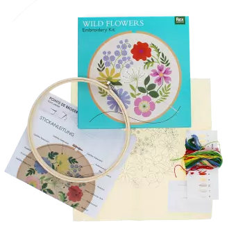 Embroidery kit - Wild Flowers