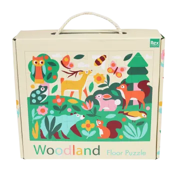 Floor puzzle (24 pieces) - Woodland