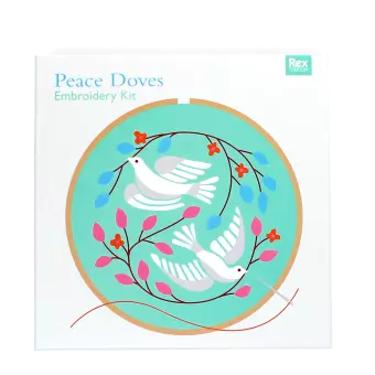 Embroidery kit - Peace Doves