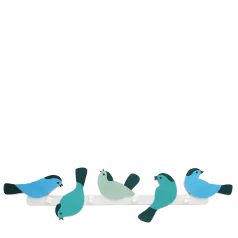Wooden wall hanger - Garden bird