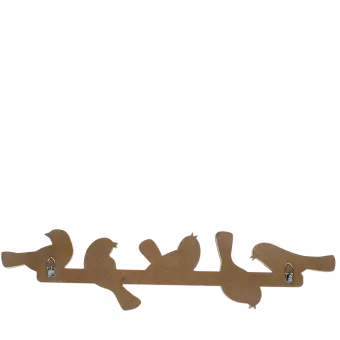 Wooden wall hanger - Garden bird
