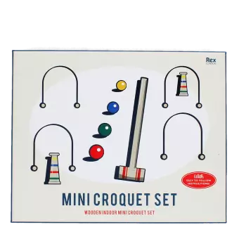 Mini croquet set