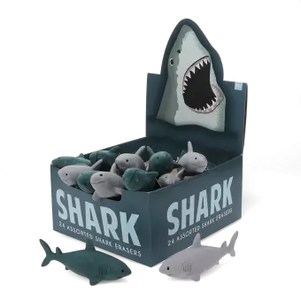 shark eraser in box