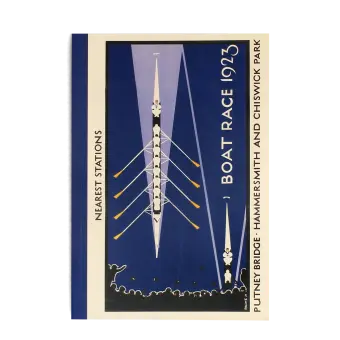 A5 notebook - TfL Vintage Poster "Boat Race"