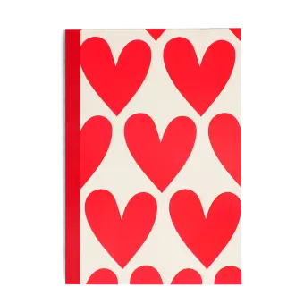 A5 notebook - Hearts