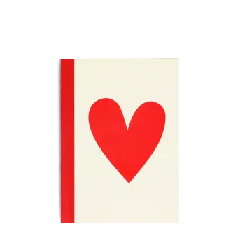 A6 notebook - Heart