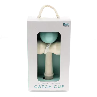 Wooden kendama catch cup and ball