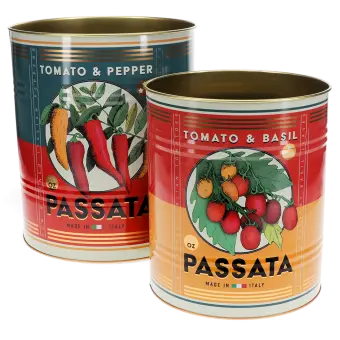 Large storage tins (set of 2) - Passata
