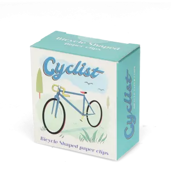 Paper clips (box of 20) - Cyclist