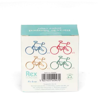 Paper clips (box of 20) - Cyclist