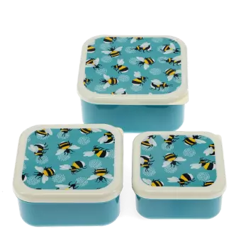 Snack boxes (set of 3) - Bumblebee